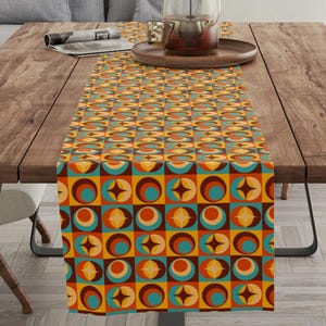 Tafelloper: geometrische cirkels uit het atoomtijdperk (modern uit het midden van de eeuw)