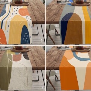 Table Runner: Modern Minimalist Design - Soft Cotton Blend