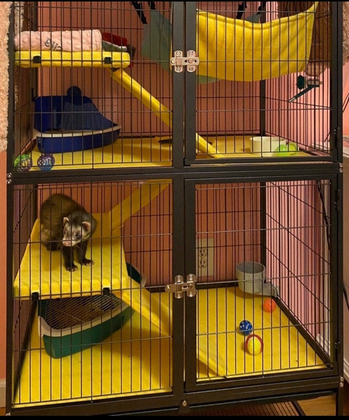 Fleece Liners Prevue 485A/B Feisty Ferret Cage | Etsy