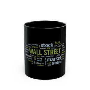 Wall Street  Trader Mug | Stock Market Gift Coffee Cup