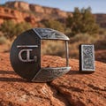 Custom Ranch Brand Buckle Set – Western Belt Buckle & Keeper – Personalized Cattle Brand Buckle – Handmade Cowboy Heritage Gift