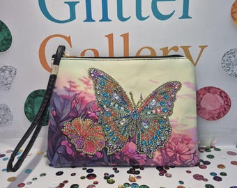 Vanilla Sky Diamond Art Clutch Purse