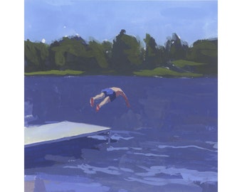 The Dive - archival print