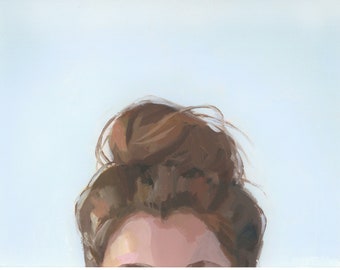 Top Knot 45 - archival print