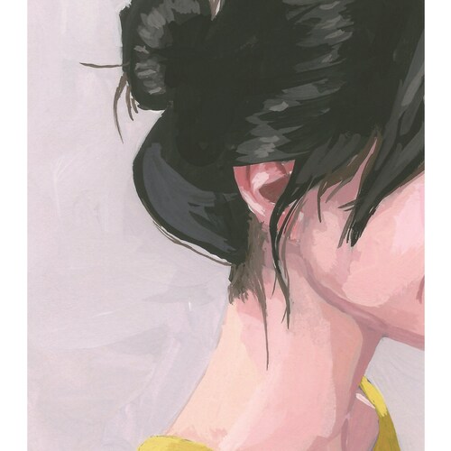 5x7 Hair Art Bun Print top Knot 21 Etsy