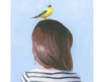 Bird Head 8 - archival print