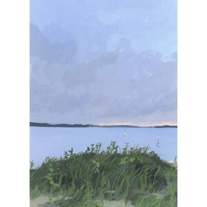 Lake with Buoys - archival print