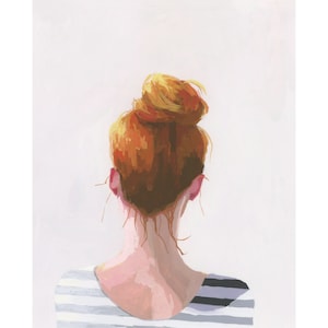 Top Knot 28 - archival print