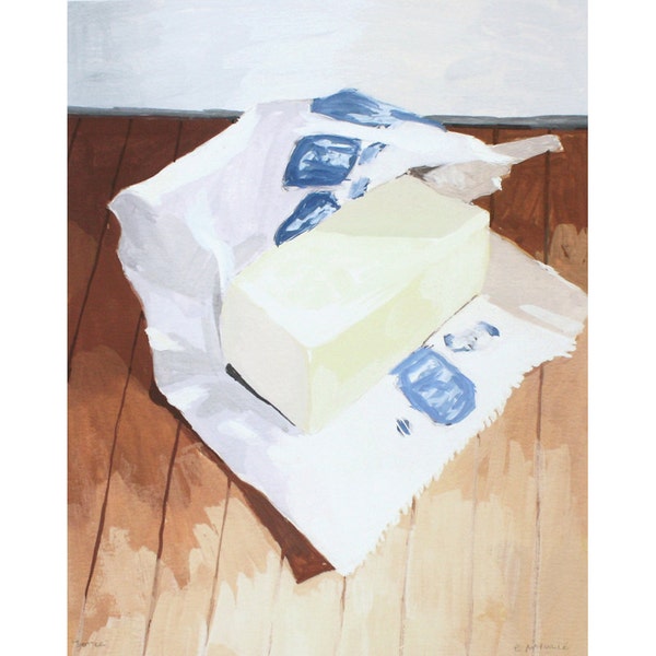 8x10 » impression - nature morte - « Beurre »
