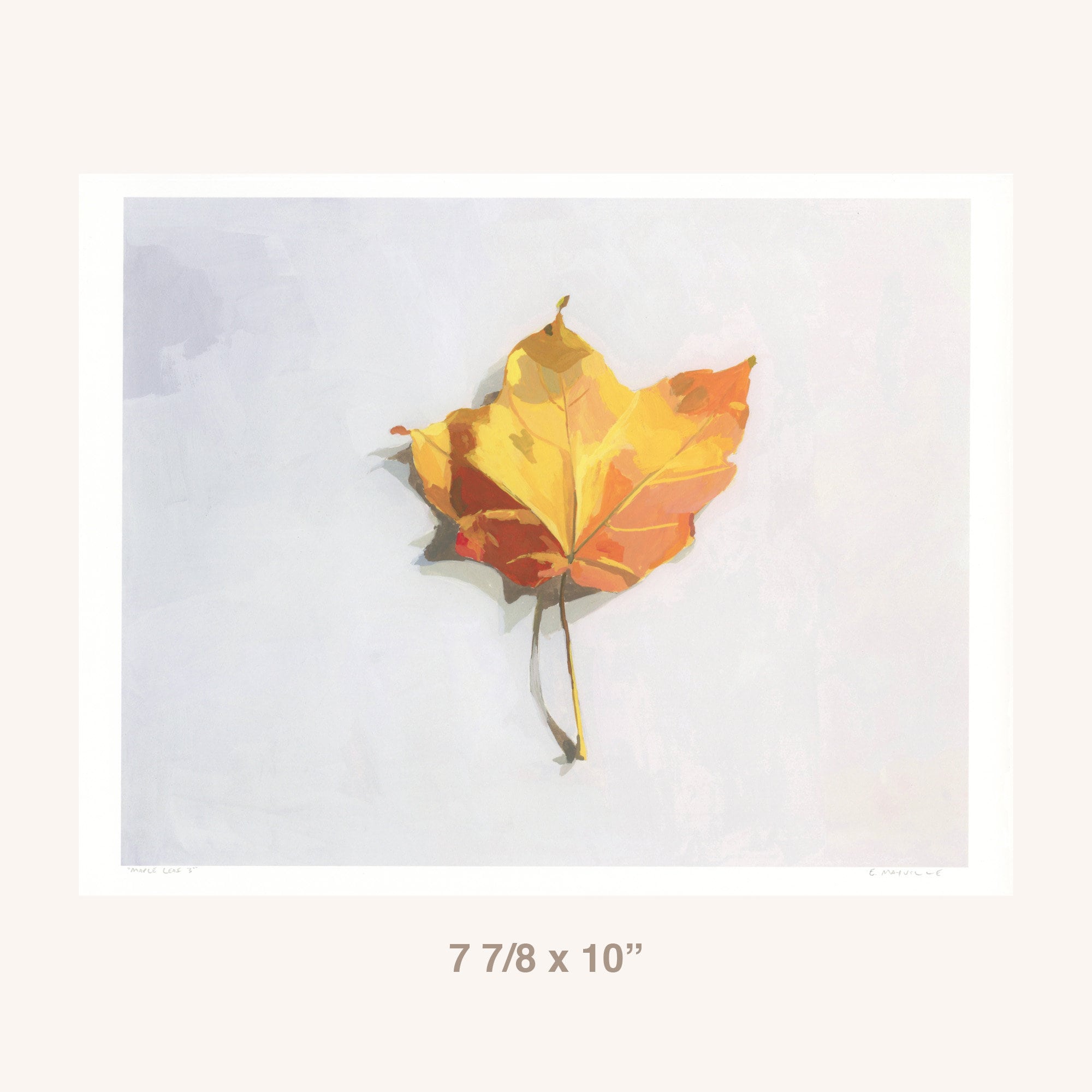Maple Leaf 3 - Archival Print - Etsy