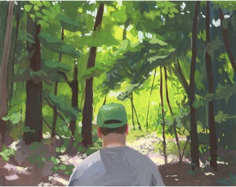 Walk in the Woods - archival print