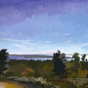 8x10" print - landscape - "Mackinac Lookout