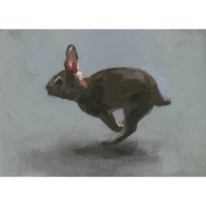 Running Rabbit - archival print