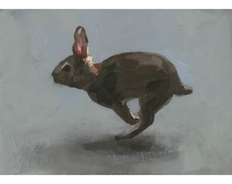 Running Rabbit - archival print