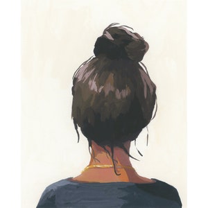 Top Knot 37 - archival print