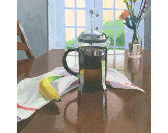 8x10" print - still life - "French Press"