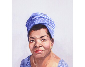 5x7" print - Maya Angelou