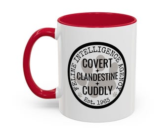Feline Intelligence Agency Mug: Spy Cat Novel Fan Gift