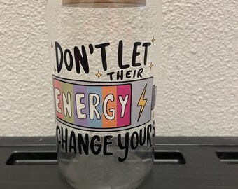 Energy glass tumbler