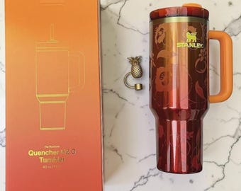 Stanley x Karol G 40 oz Tumbler, Floral Design, Viral Cup, Gift for her
