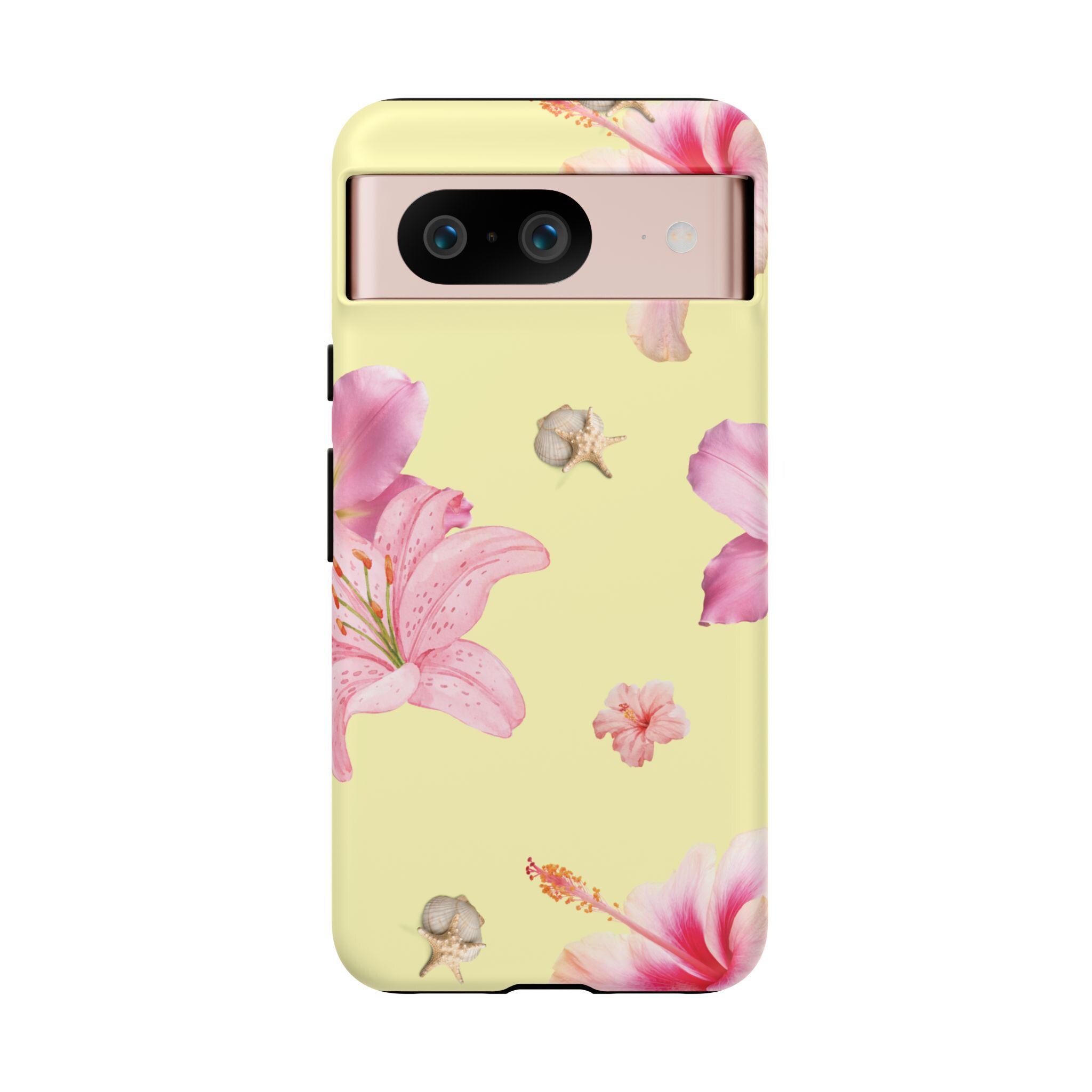 Skyseaco for iPhone 16 Plus Case, Clear Cute Butterfly Lily