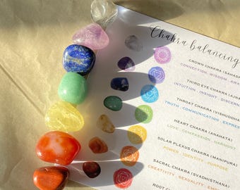 Seven Chakra Healing Crystal Set
