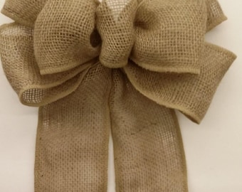 Natural Burlap Bow