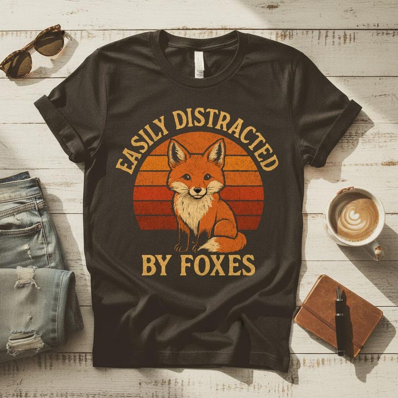 Cute Fox Mom PNG, T-Shirt Design