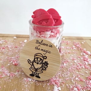 Wickless Soy Candle with Christmas Santa Claus melts for Lamp warmer