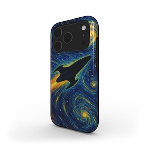Sci-Fi Starship iPhone MagSafe Case: Galaxy Space iPhone Protective Cover