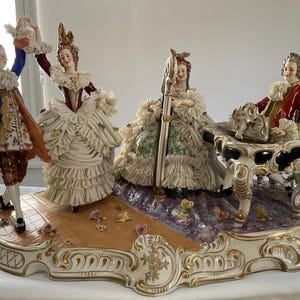 ロココ様式 陶磁器 置物 3体 Rococo figurines - Etsy 日本