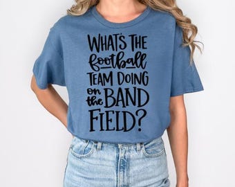Why is the football team on the band field?? - Band MOM