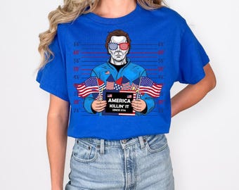 Red, White, & Slasher Shirt