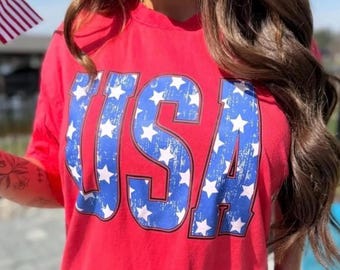 USA Tshirt with stars