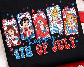 Princess Fourth of July Tshirt Adult/Youth