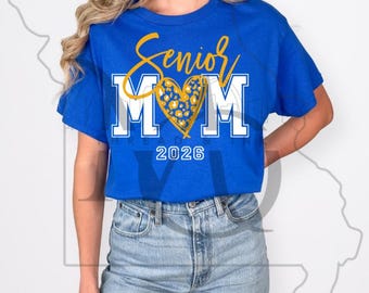 Senior MOM Jags Tshirt - Gildan Royal
