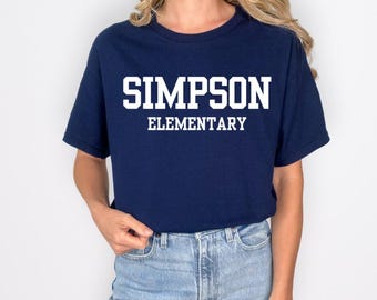Simpson Elementary Navy - Gildan