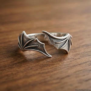 Bat Wing Ring - Etsy
