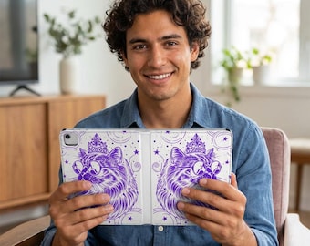 Funda para iPad Pro de la Princesa Donut, la Reina Ana Chonk / Ilustración morada