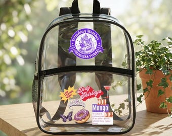 Miembro fundador de Princess Posse Mochila transparente / LitRPG Explorador de mazmorras Carl