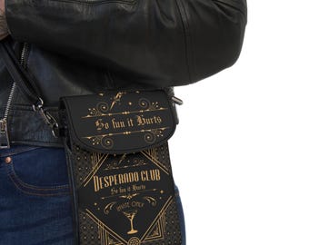 Cartera pequeña Desperado Club para teléfono móvil / Inspirada en Dungeon Crawler Carl para DungeonCrawlers. Ideal para explorar mazmorras.