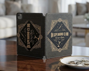 Funda Desperado Club Art Deco para iPad Pro / Diseño de cóctel vintage Dungeon Crawler Carl