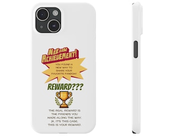 Dungeon Crawler Carl Achievement Slim Phone Case | LitRPG Fan Design