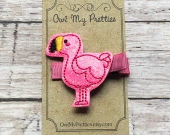 Flamingo Hair Clip - Etsy Flamingo Hair Clip - Etsy