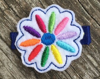 Colorful Daisy Flower Hair Clip Felt Hair Clip Baby Girl Hair Clips