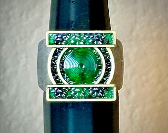 Green Lantern Replica Ring inspired by Lanterns V3
