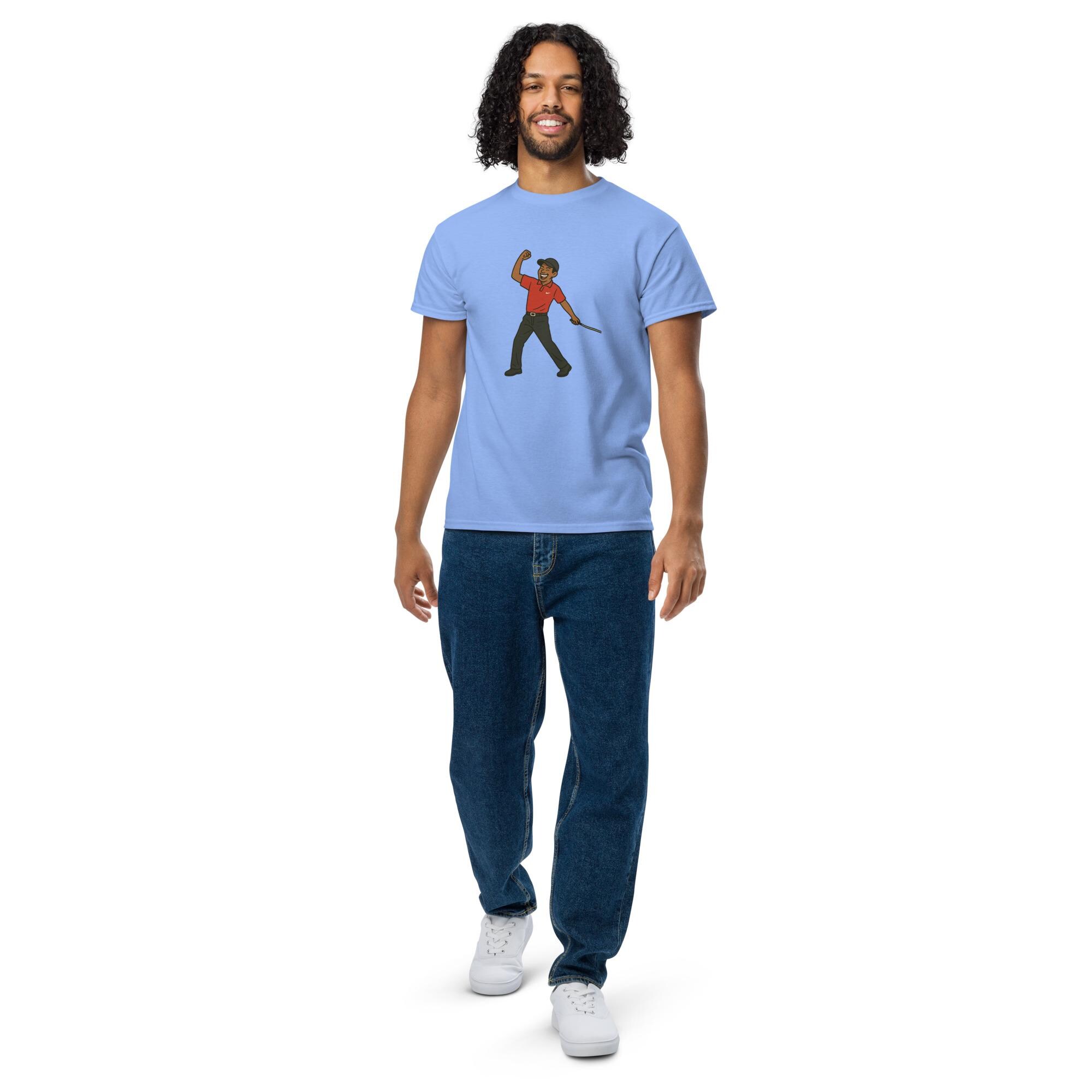 tiger woods fist pump shirt