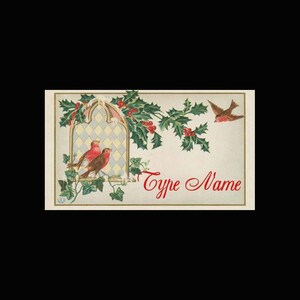 Christmas Birds