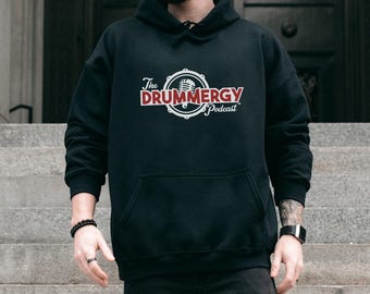 Drummergy Hoodie - Musikliebhaber Unisex Podcast-Sweatshirt