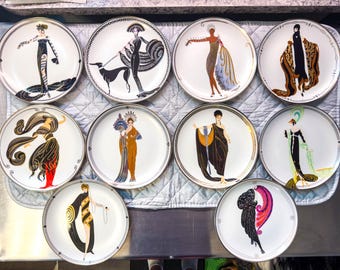 House of Erté Franklin Mint collector’s plates
